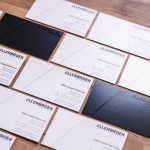moderne Visitenkarten im edlen Firmendesign Corporate Design Drucken mit Lack für Architekten