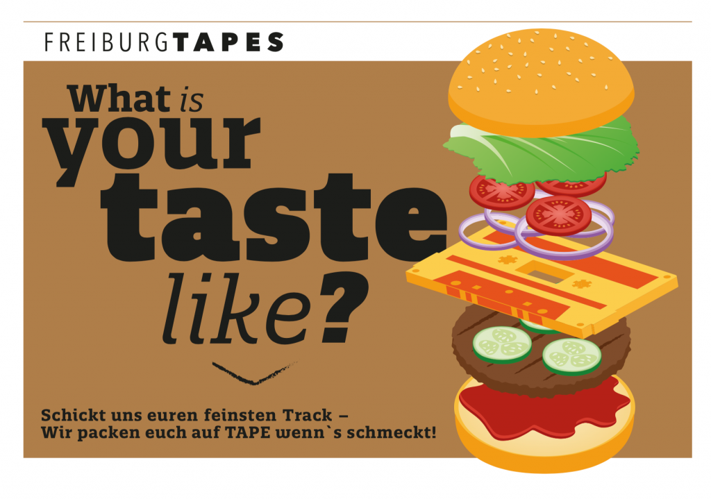 Illustration für Werbung, Poster, Flyer Webseite und Broschüren von einem Burger in Freiburg vom Grafikdesigner