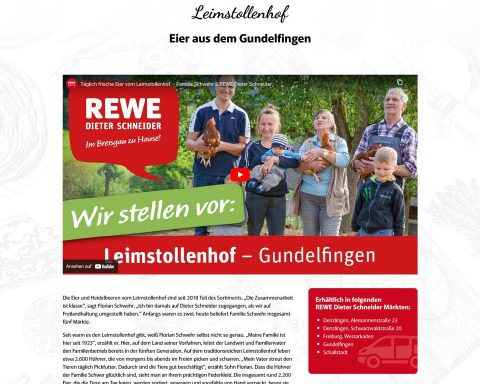 Eine Webseite und Webdesign von der Grafikagentur STUDIO MÜLLER eine Werbeagentur für Werbung, Grafik, Design, Fotografie und Videografie im Raum Offenburg, Lahr, Ettenheim, Kenzingen, Emmendingen und Freiburg